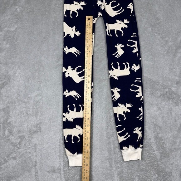 Lazy One‎ Kids Blue Moose Flapjacks Pajamas One Piece Size 8 Sleepwear - Picture 10 of 13